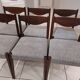 Suite of 6 vintage scandinavian chairs 1960s