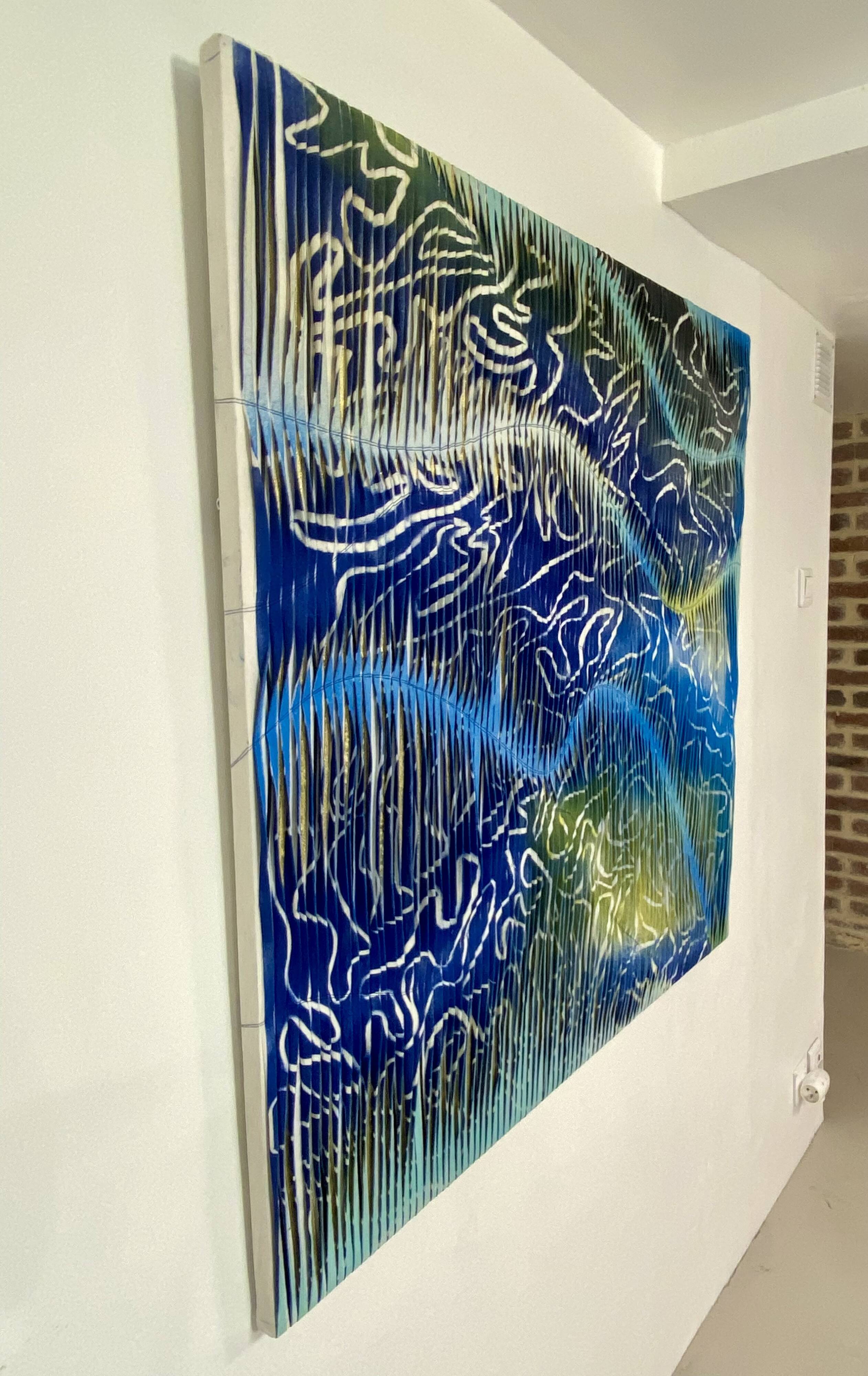 Nordic Shards Textile Sculpture Painting