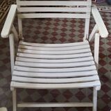 4 fauteuils de jardin pliants R Gleizes