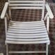 4 fauteuils de jardin pliants R Gleizes