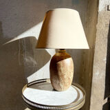 Stoneware foot lamp