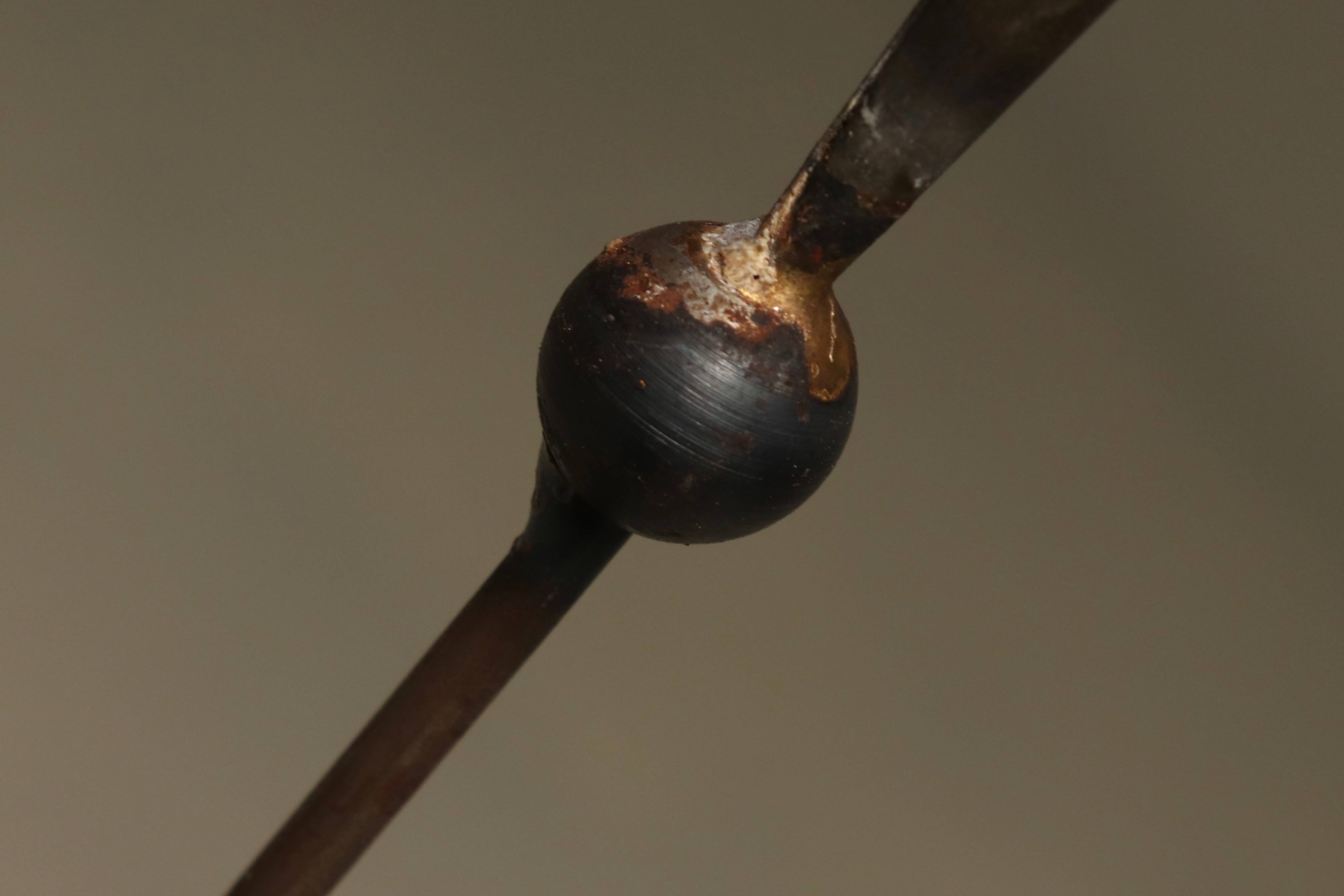 Brutalist Copper and Brass Candle Holders by Pieter Spruyt 1980s