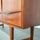 Danish teak enfilade – vintage Scandinavian sideboard 196 cm