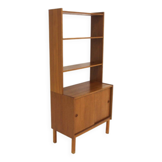 Scandinavian teak bookcase chest of drawers, Sweden, 1960