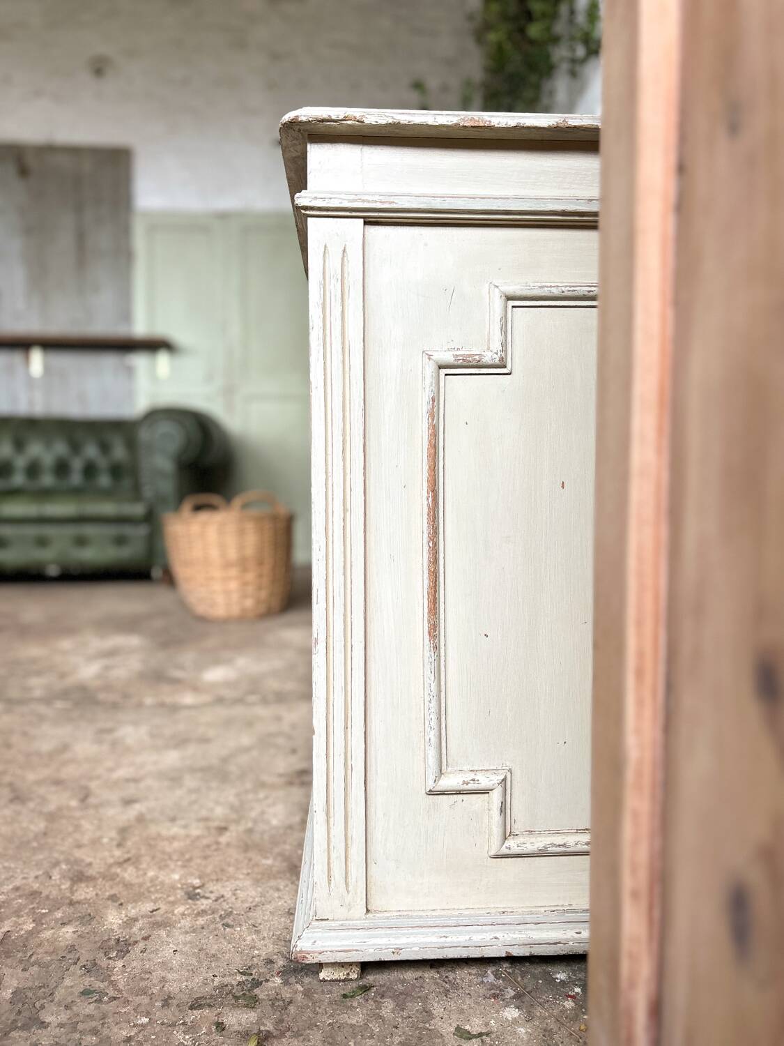 Old haberdashery furniture with original patina