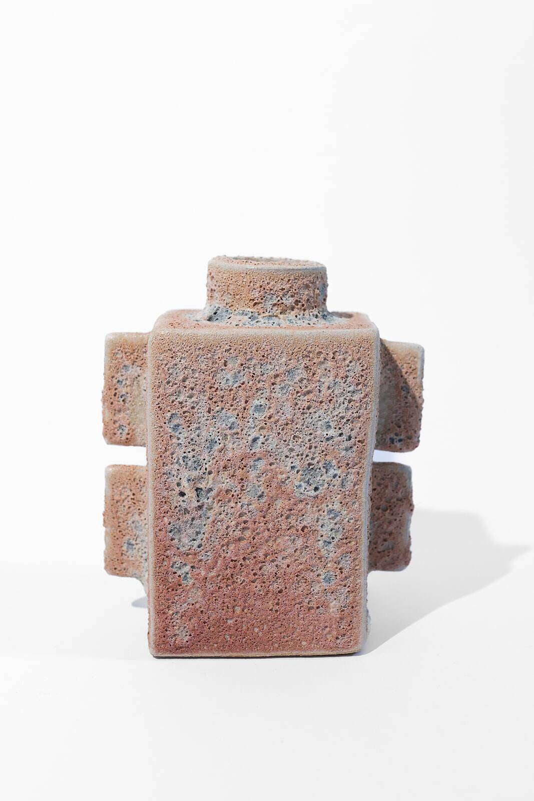 Ceramic Vase Cuubik - Small Lichen