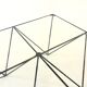 Vintage coffee table in 60s/70s steel wire design