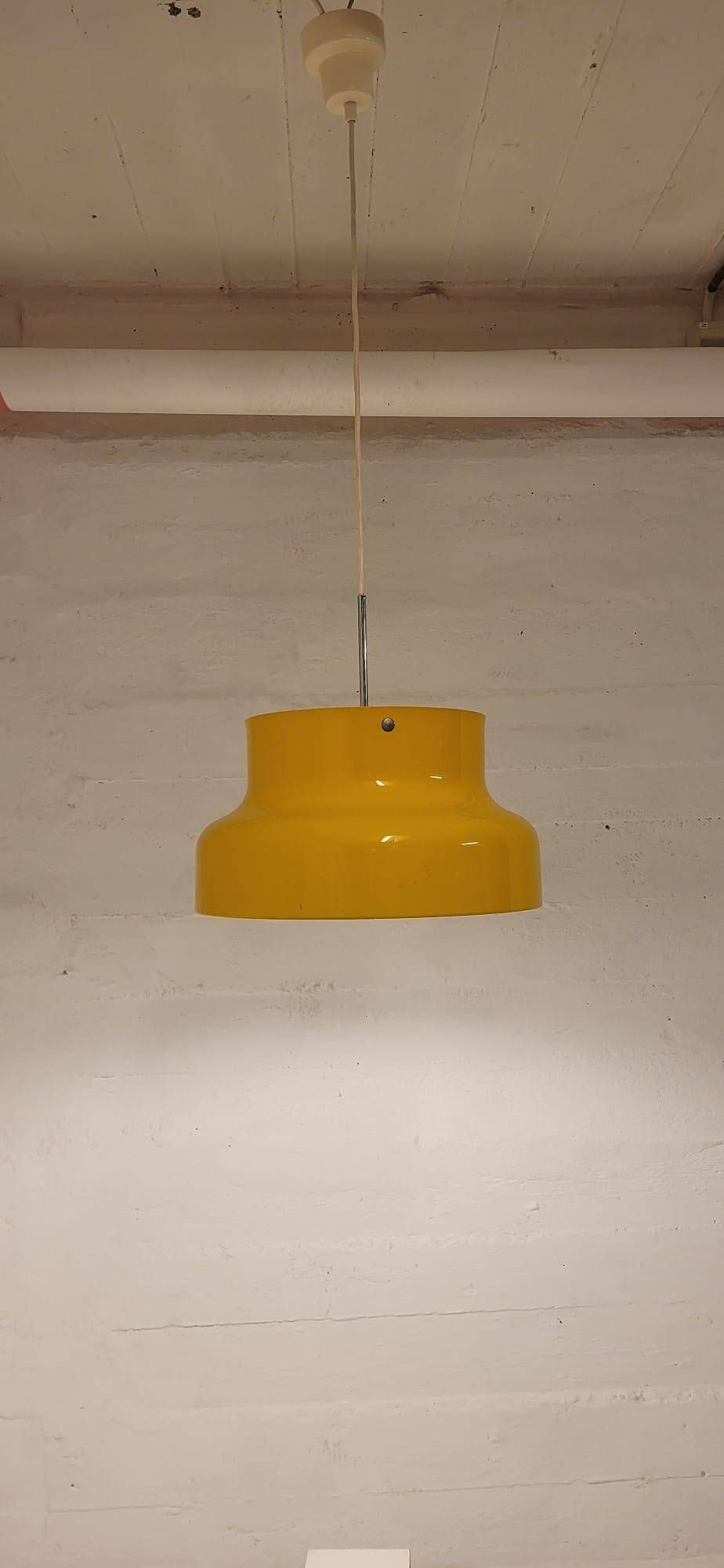 Yellow ceiling lamp 1970s – Bumling Anders Pehrson Ateljé Lyktan | Vintage design lamps