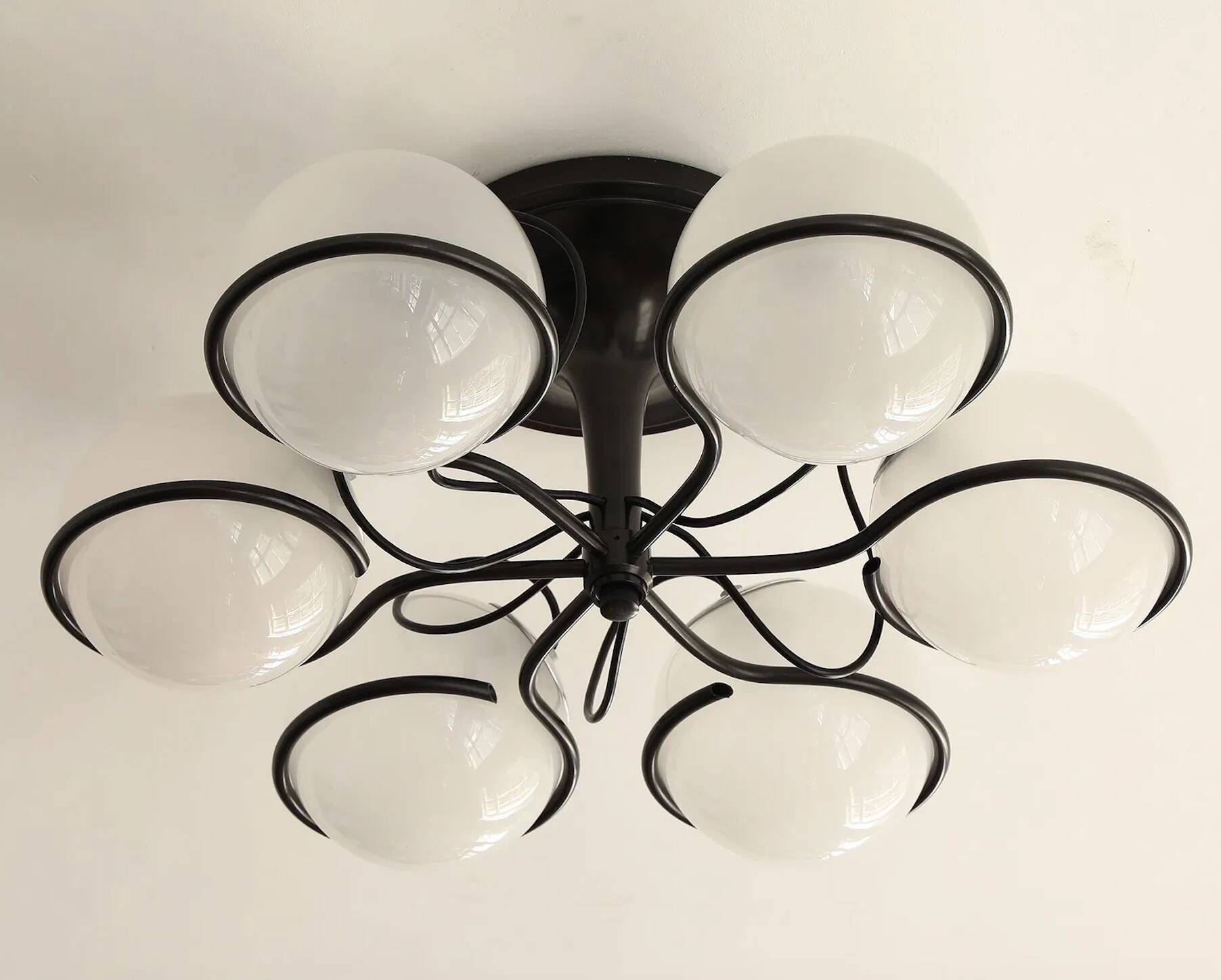 Gino Sarfatti ceiling light model 2042/6 original edition Arteluce