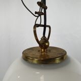 Lustre cloche en verre de Murano années 1970 Italie