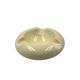 Space age cream ceramic ashtray, Sicart Italy 1970s