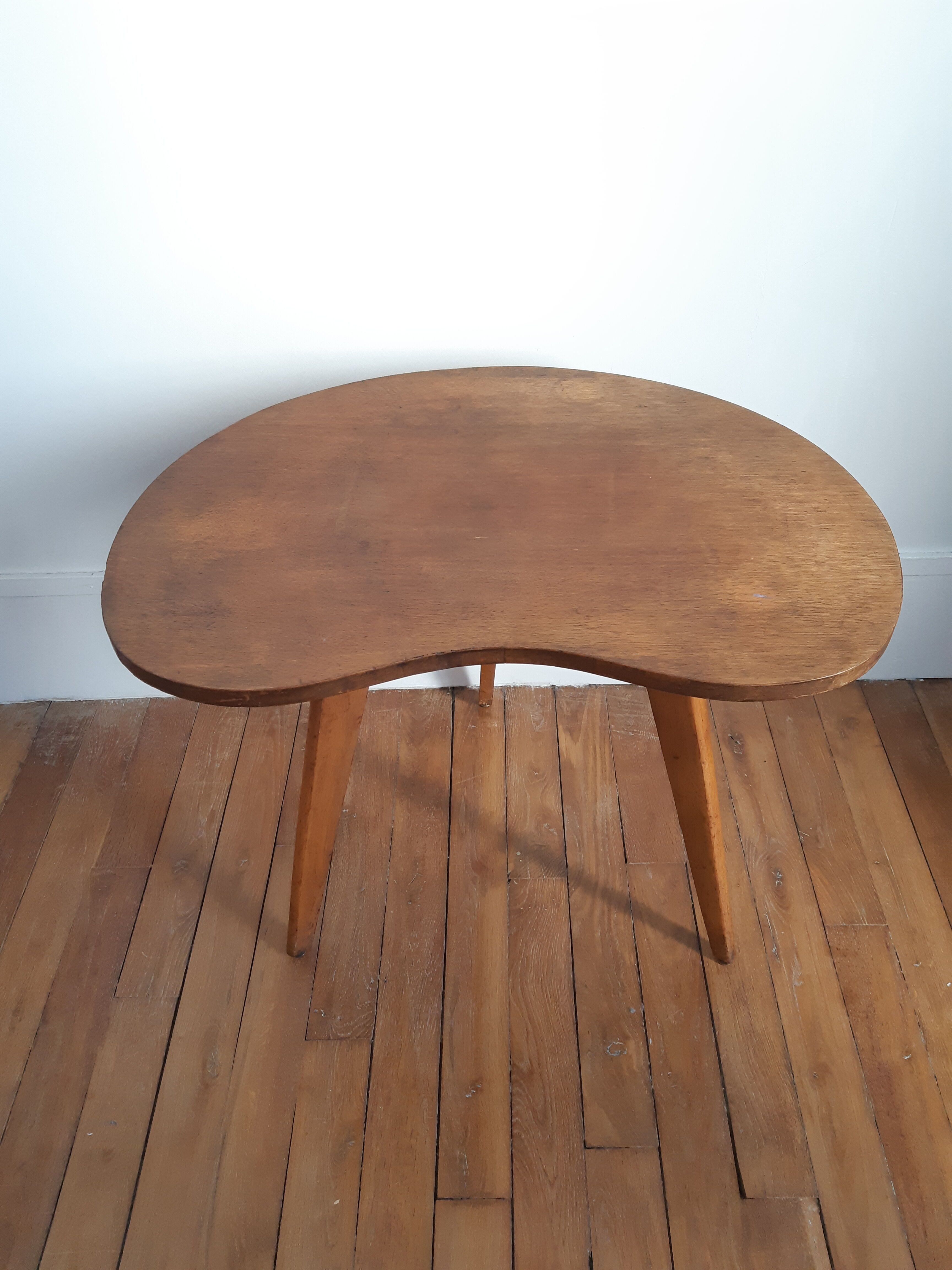 Vintage compass foot coffee table