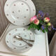 6 dessert plates made in france digoin