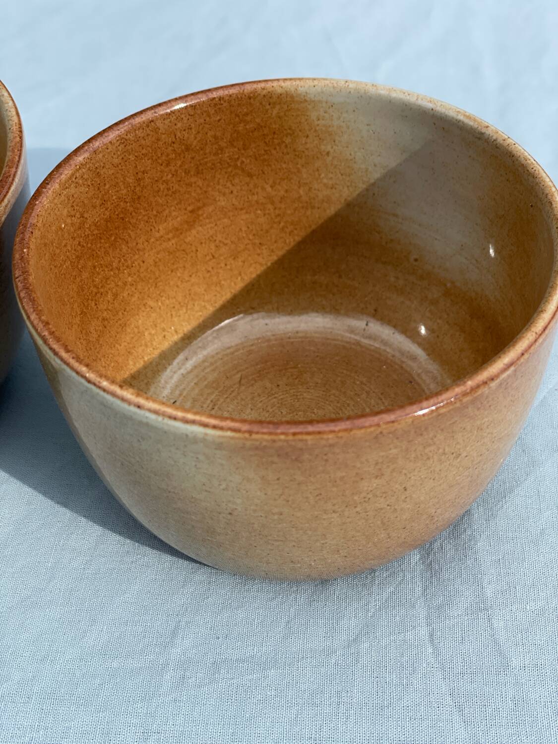 Old stoneware bowl