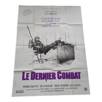 Le dernier combat de Luc Besson affiche de cinéma originale