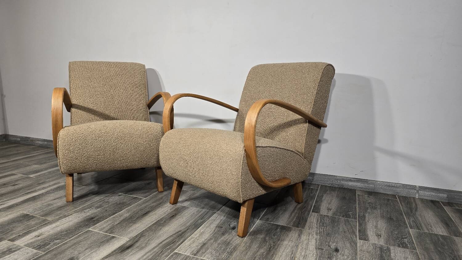 Lounge Chairs from Jindrich Halabala, 1940s, Set of 2