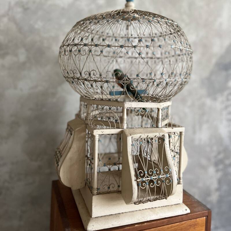 Antique birdcage