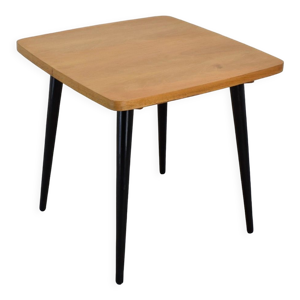 table vintage en noyer, - 1960