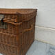 Woven wicker basket