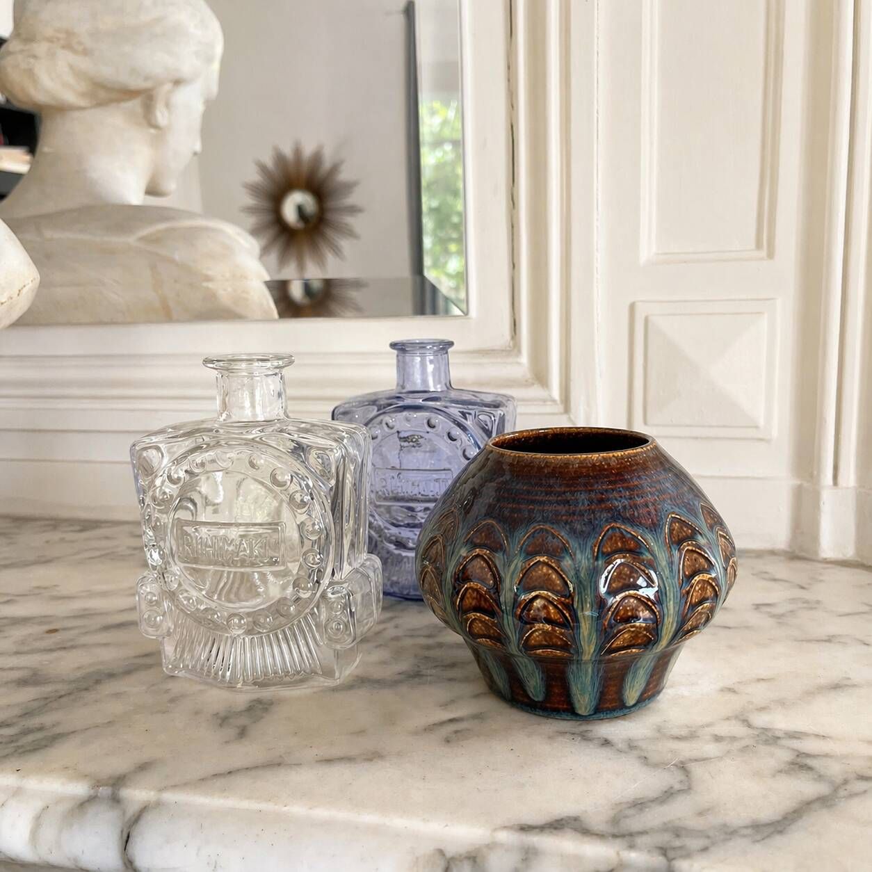 Vase scandinave vintage, Einar Johansen x Søholm, Danemark, 1960