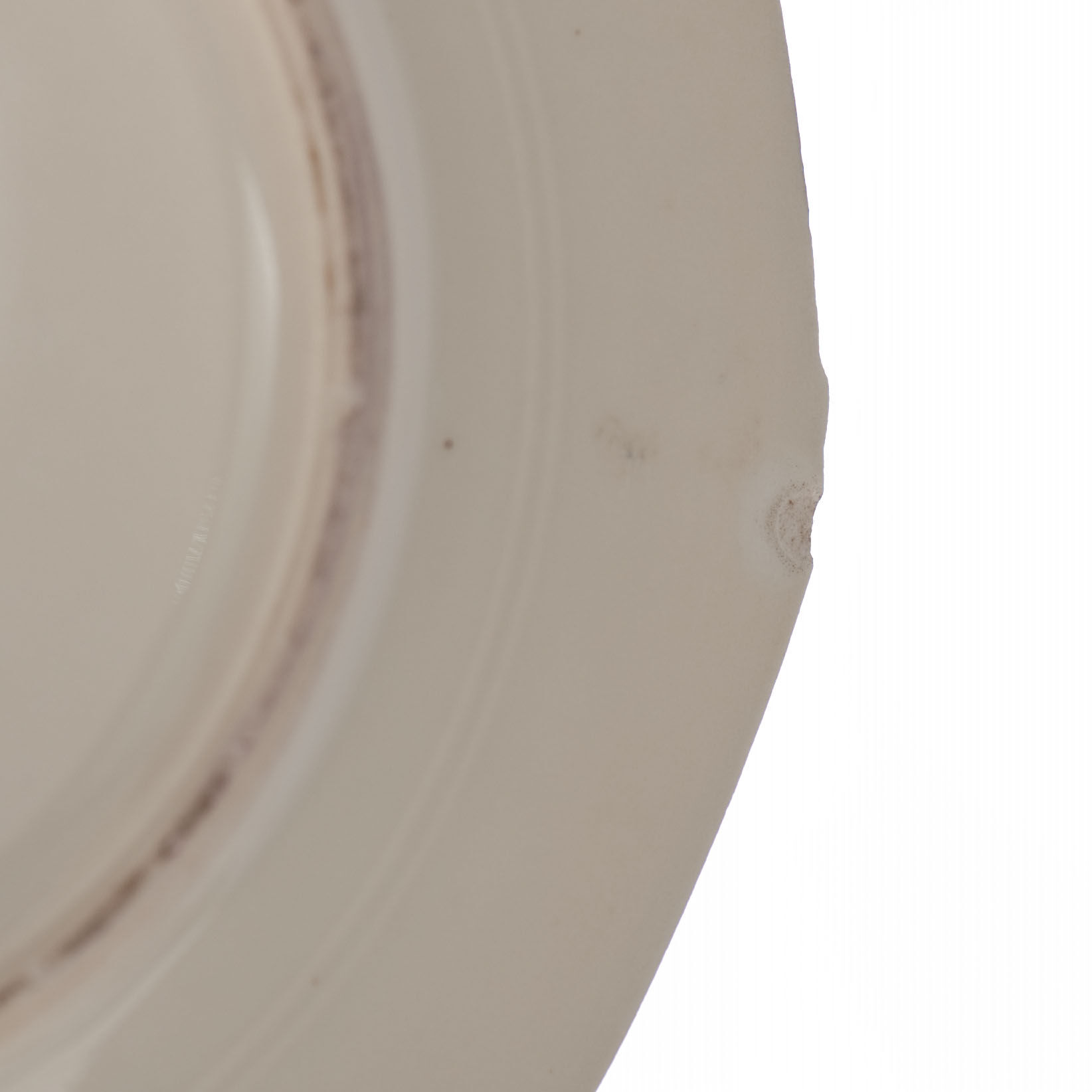 12 Limoges porcelain dessert plates pink flower decoration