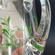 Carafe and four glasses in painted crystal, Hartzviller crystal factory, 1970