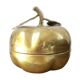 Boîte pomme en laiton