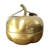 Boîte pomme en laiton