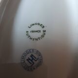 Authentic Julien Michelaud Limoges Porcelain Butter Dish