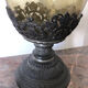 Aiguière étain et verre soufflé XIX style renaissance