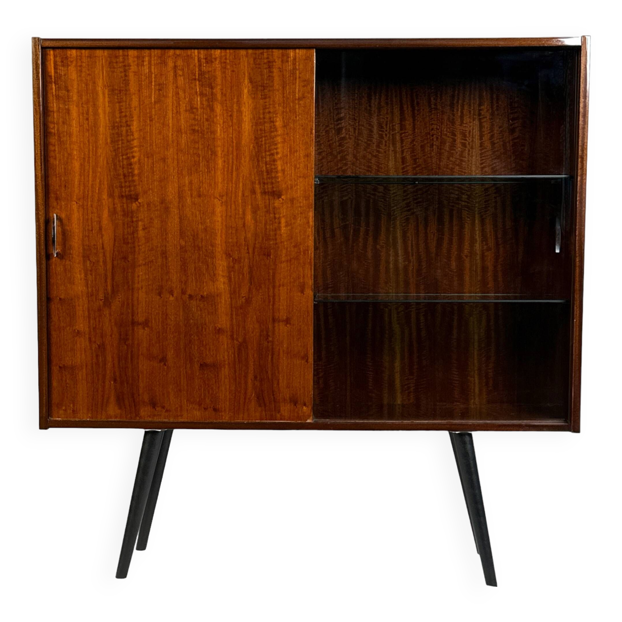 Vintage Violetta display case from Zielona Góra, Poland 1960.