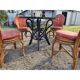 Vintage 1970s rattan garden furniture set