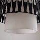 Vintage opaline and metal pendant light
