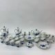Set of Royal Copenhagen blue flower braided crockery