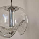 Midcentury Pendant "Wave" by Koch and Lowy for Peill & Putzler, 1960s