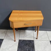 small hallway cabinet in unusual shape 1960s