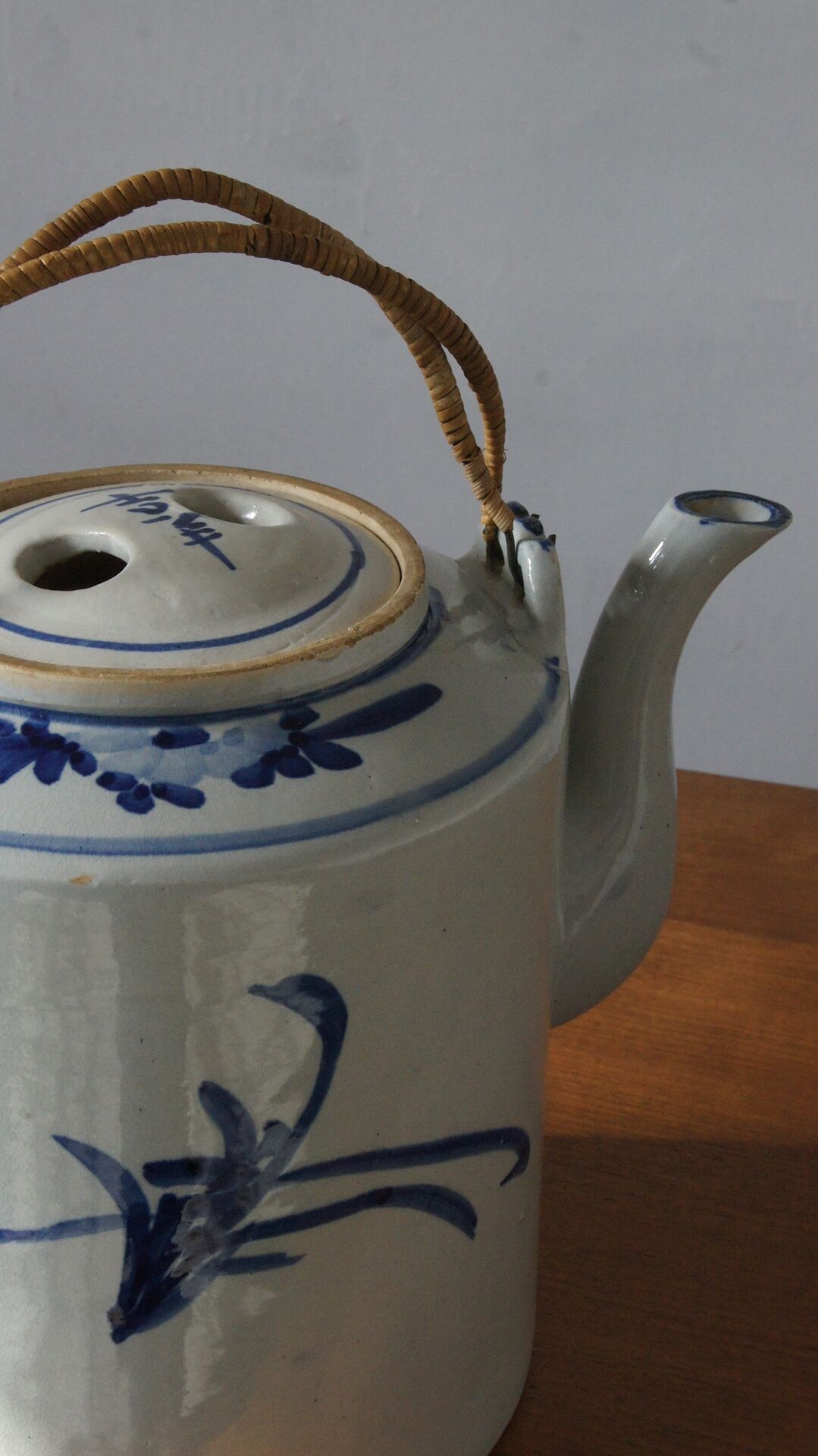 Antique Chinese Ceramic Jug from Qing Dynasty