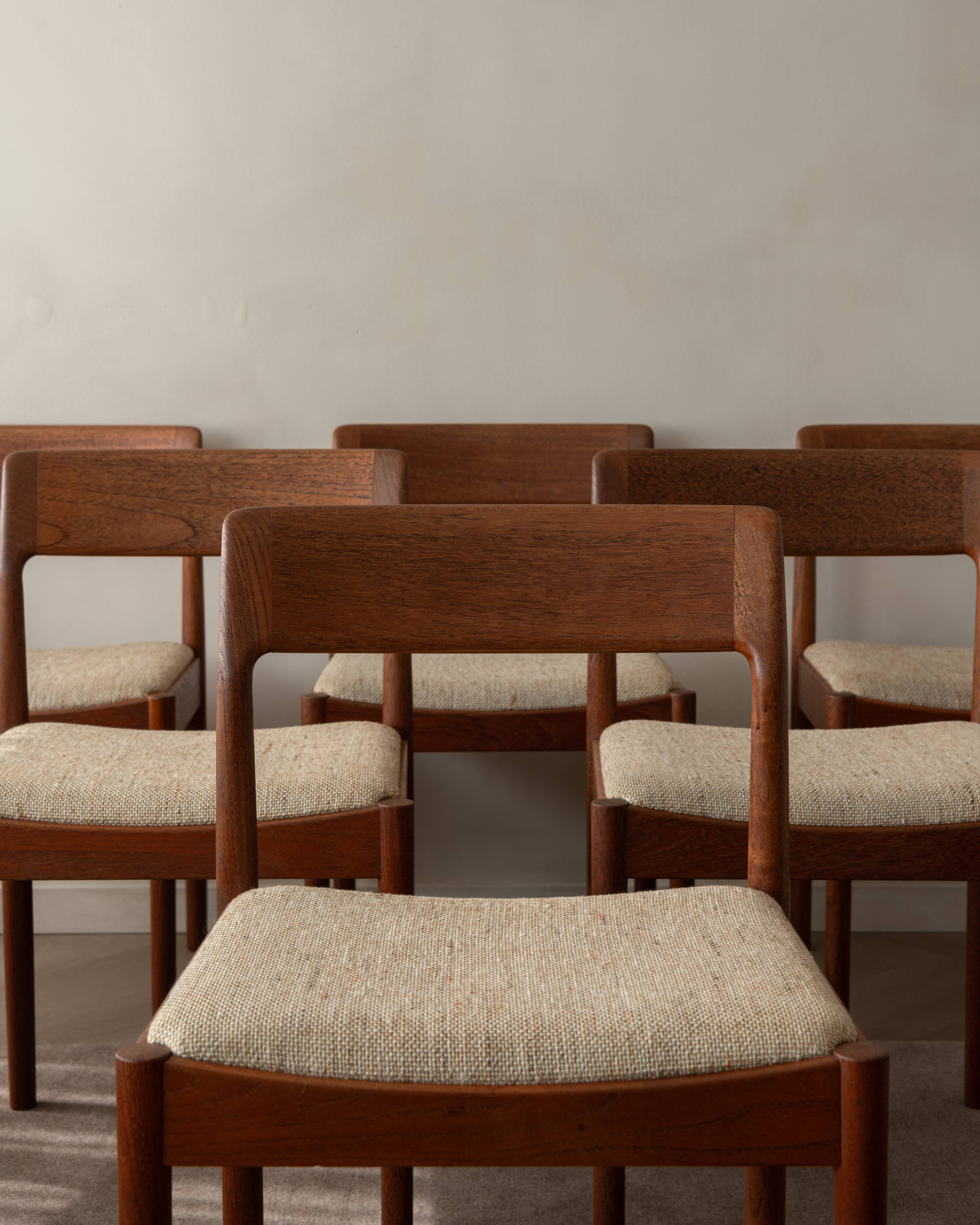 Vintage Dining Chairs by Johannes Nørgaard for Nørgaard Møbelfabrik