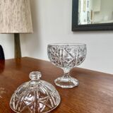 Cut glass candy dish or sugar bowl – Italy