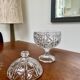 Cut glass candy dish or sugar bowl – Italy