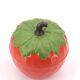 Red plastic strawberry ice bucket, 1970s