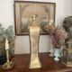 Pied de lampe en laiton vintage 50cm