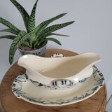Sauce boat Pétrus Sarreguemines and Digoin