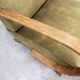 1930 Jindrich Halabala Bentwood Armchair in Forest Green Velvet