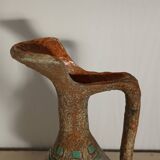 Vintage Egyptian Patterned Pitcher Vase