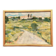 Original Swedish Oil On Panel – “Path” By Olle Larsson – Signed – Vintage & Framed – 35 × 26 Cm (13.8" × 10.2")
