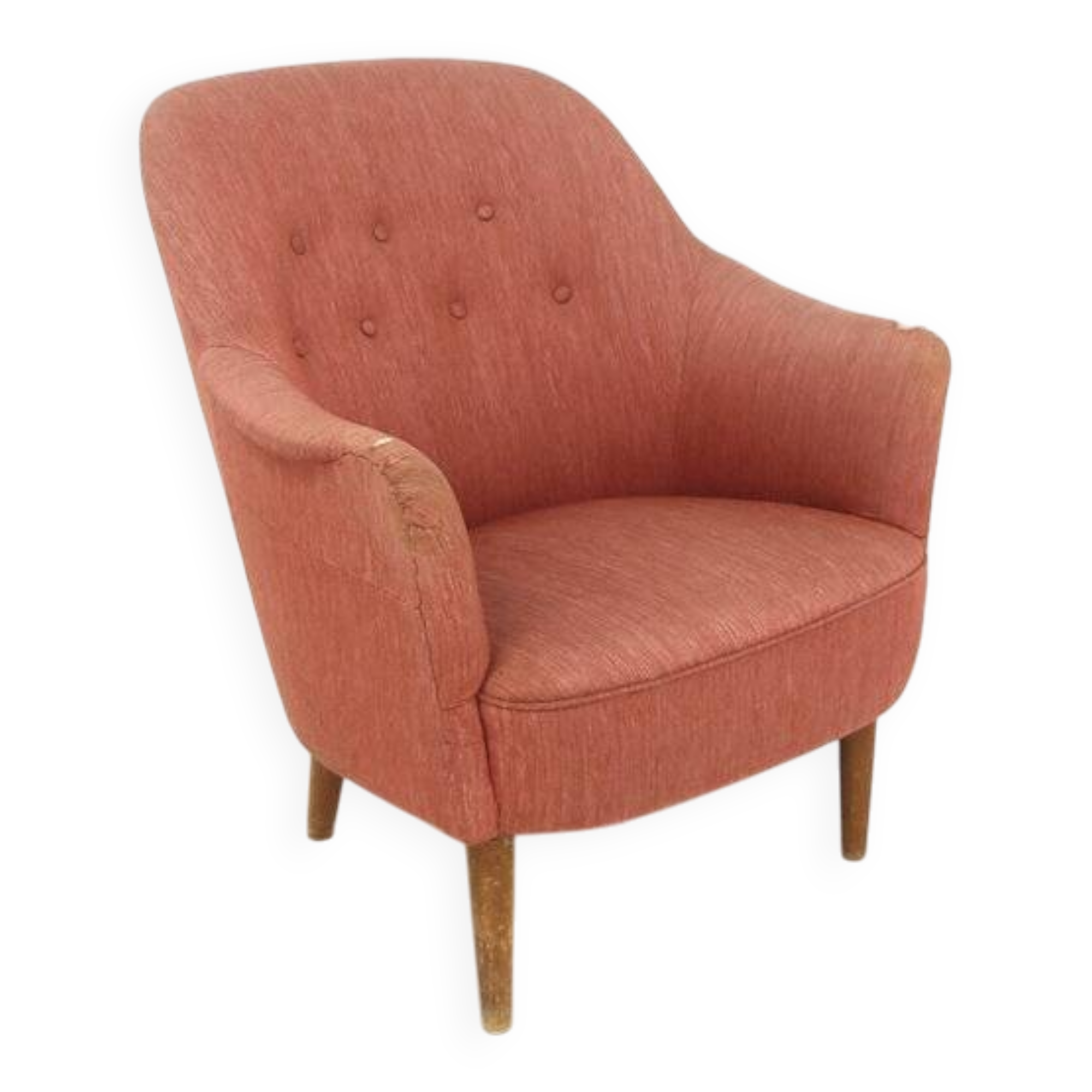 Fauteuil scandinave, Carl Malmsten, Suède, 1960