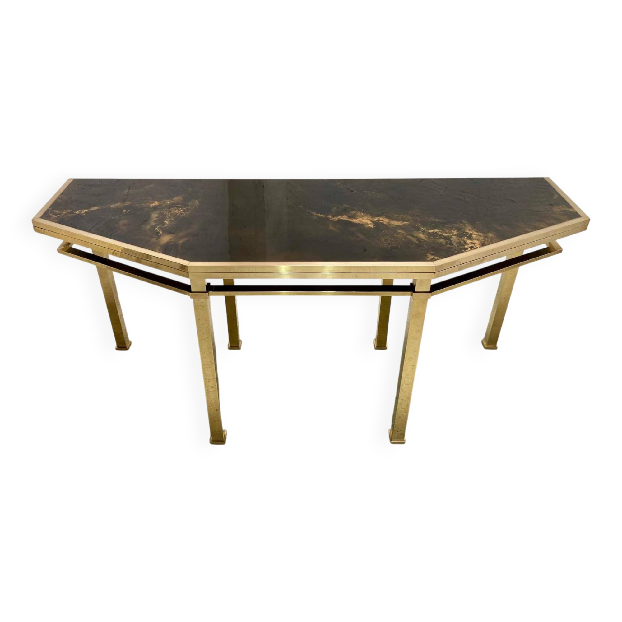 Console table assigned to Guy Lefèvre for Maison Jansen.