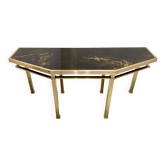 Console table assigned to Guy Lefèvre for Maison Jansen.