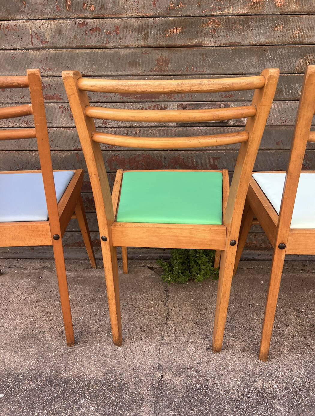 (Lot) 4 Alma bistro chairs no. 1642 Luterma
